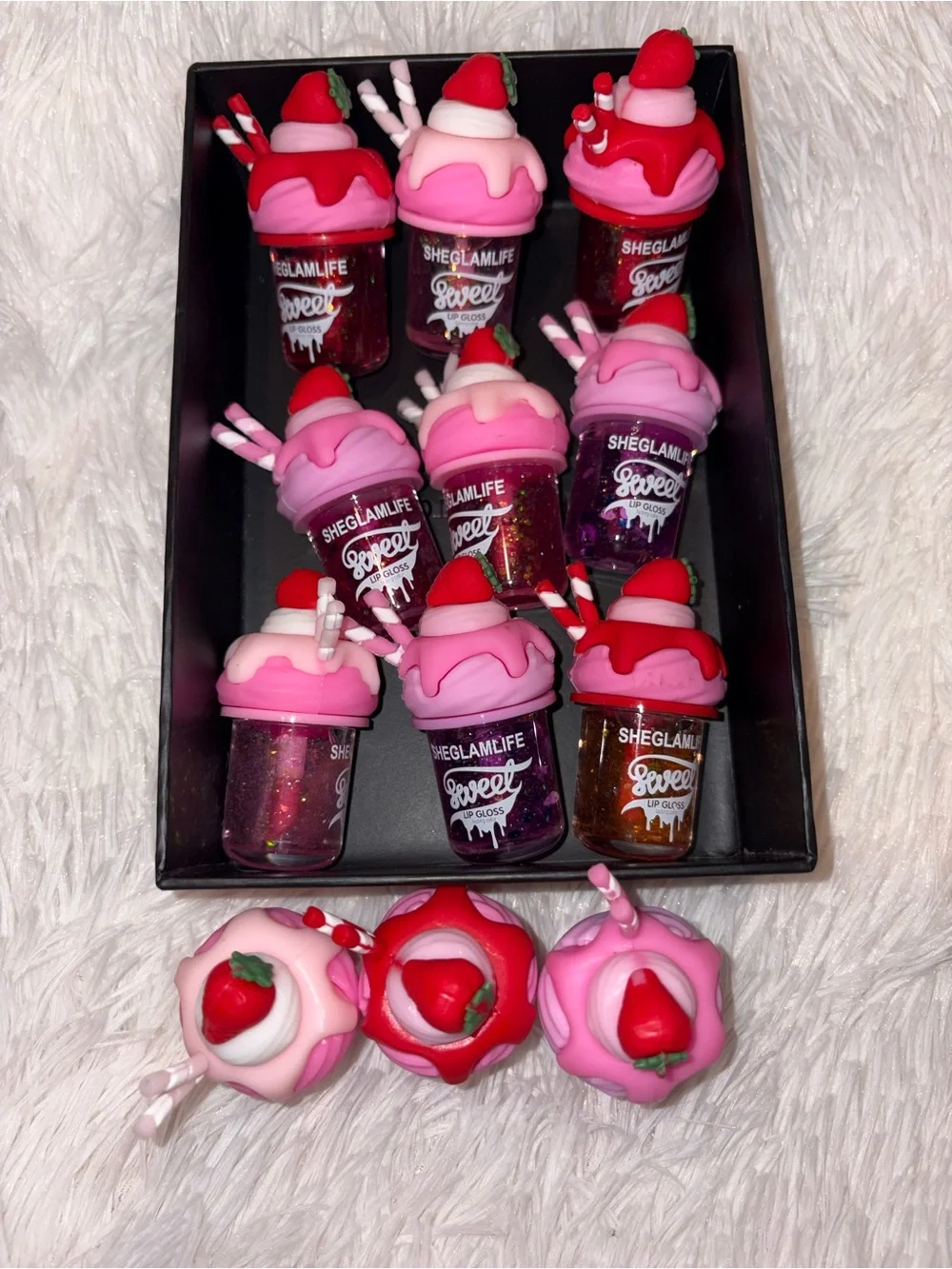 Sheglam MilkShake Ice Cream Lipgloss Lot of 12